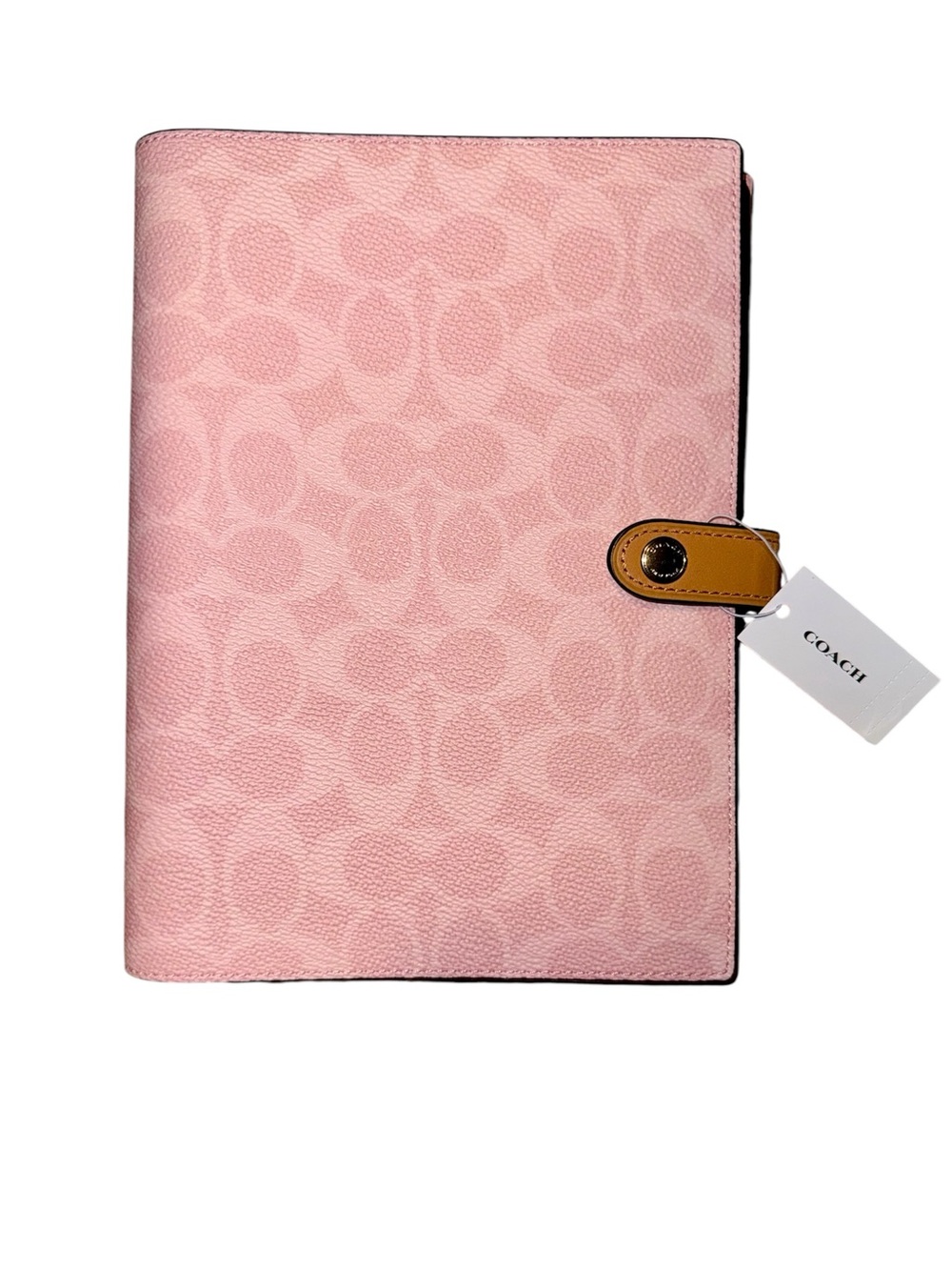 Coach Signature Powder Pink Notebook